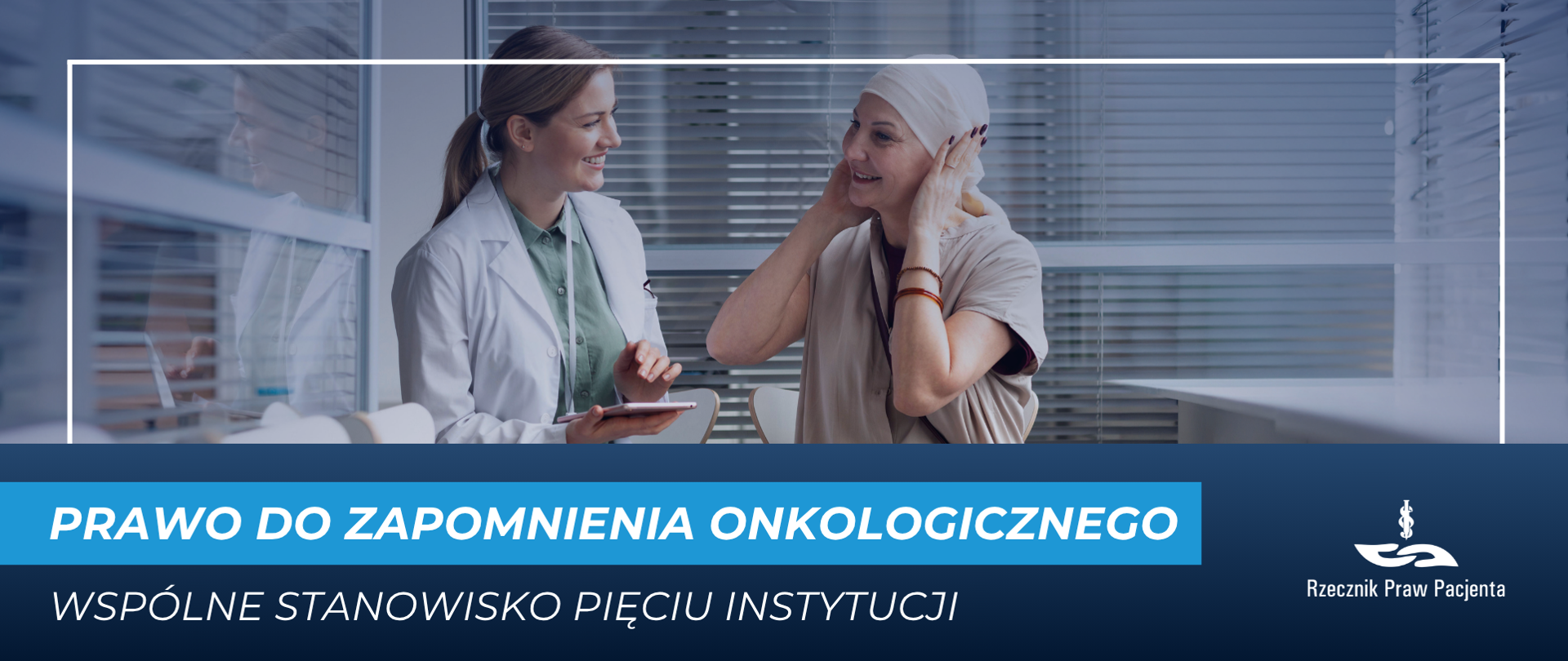 Pacjentka onkologiczna rozmawia z lekarzem 