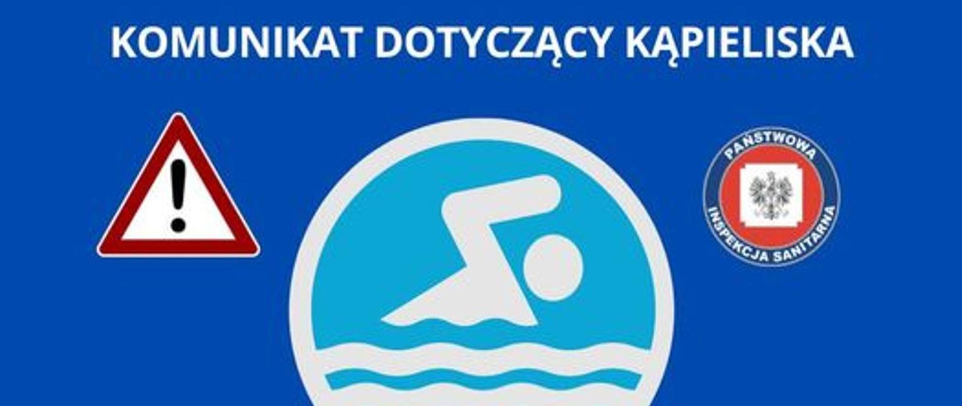 piktogram osoby, logo PIS, wykrzyknik