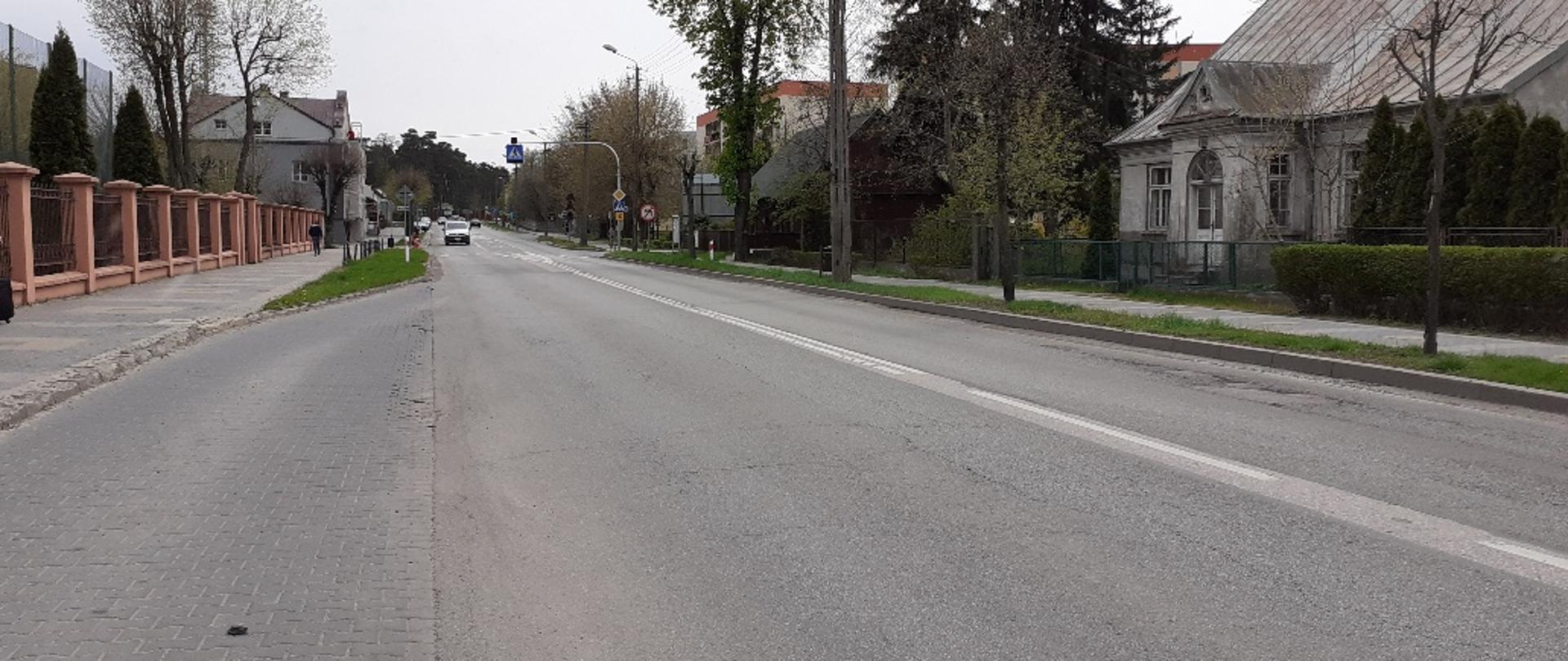 DK79 Kozienice ulica i zatoka autobusowa