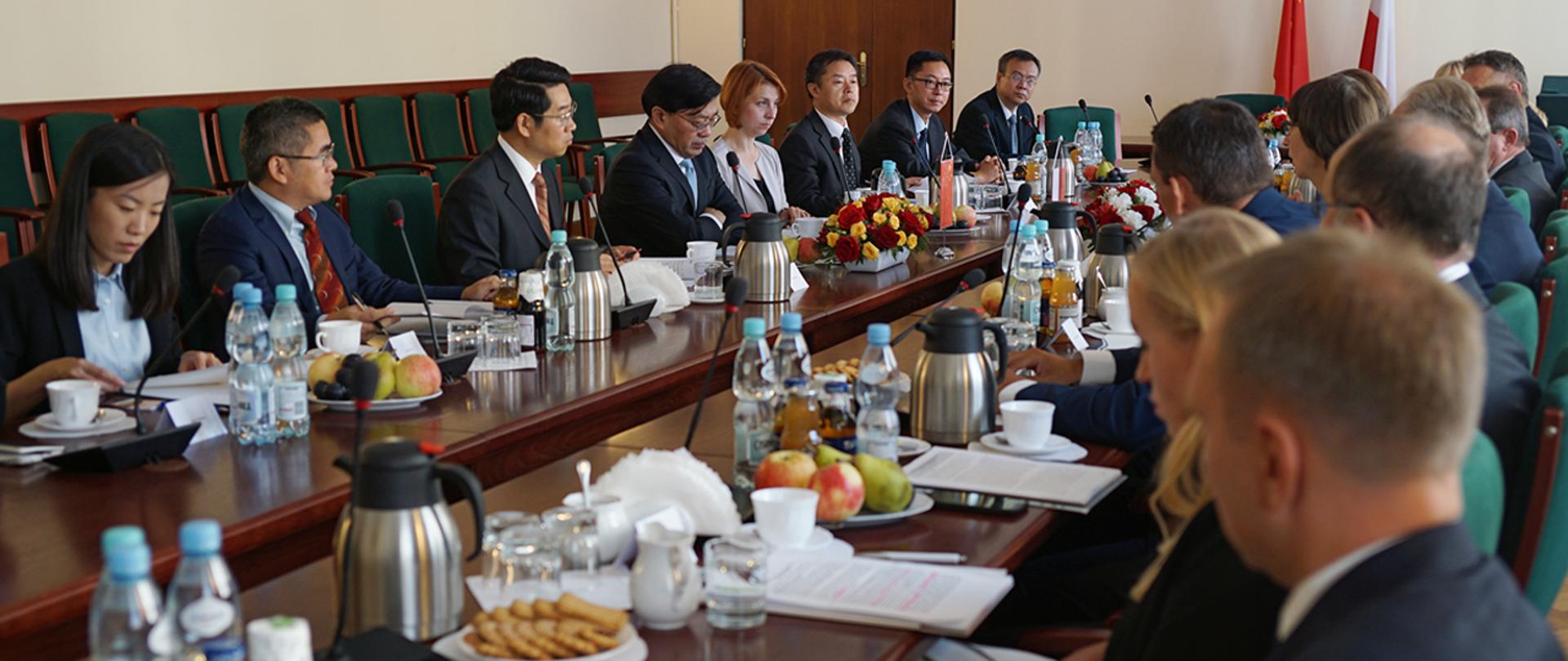 Spotkanie Polsko-Chińskiej Grupy Roboczej w Ministerstwie Rolnictwa