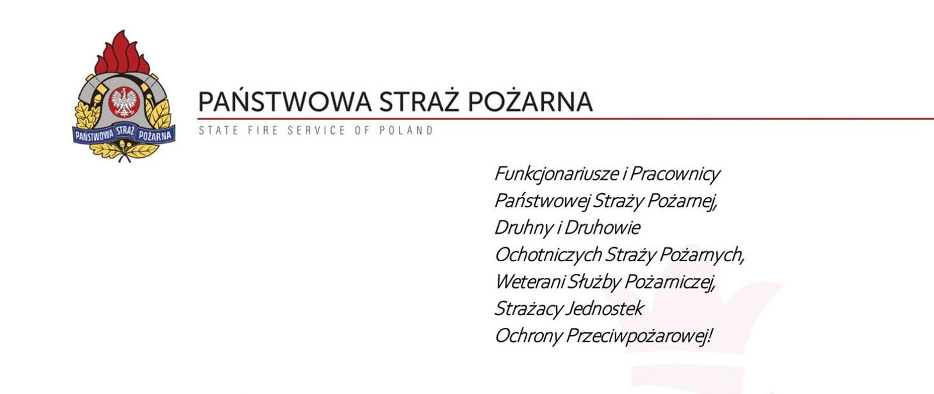 Życzenia z okazji Dnia Strażaka