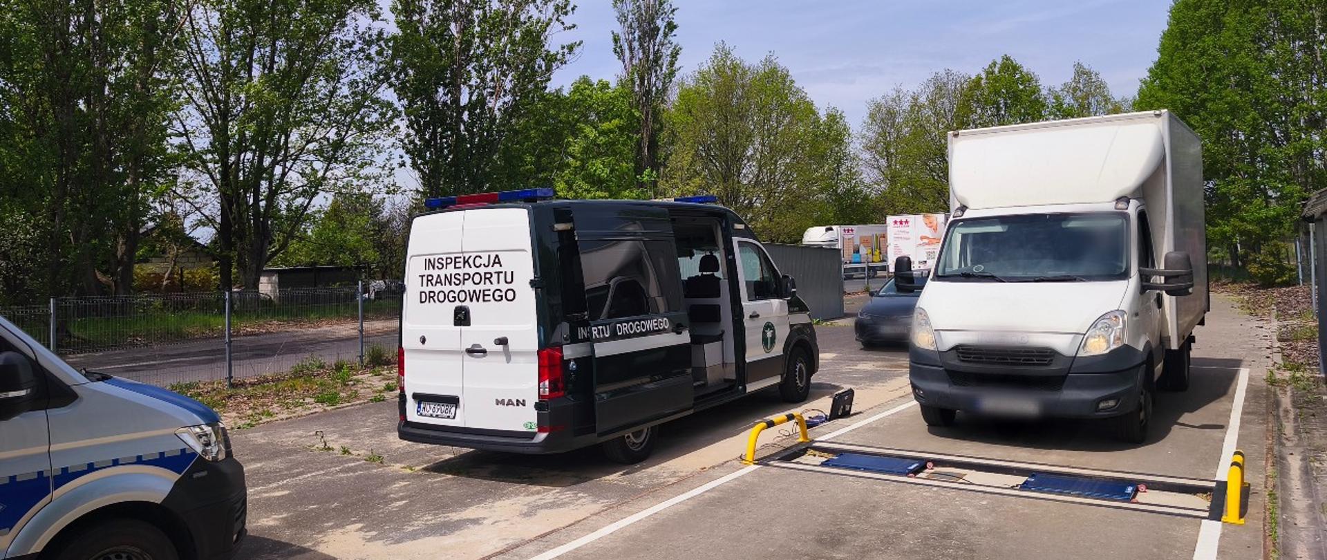 Kontrole samochodów dostawczych Łódź. 