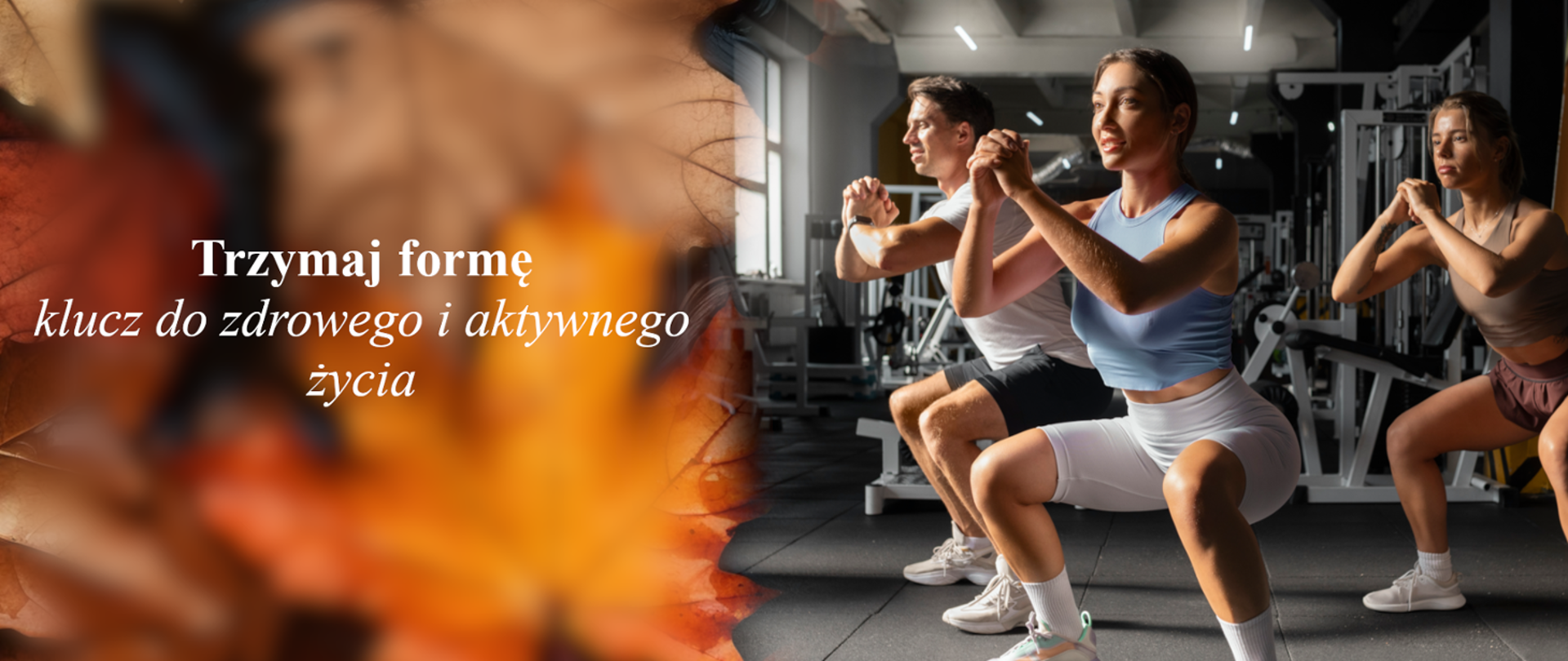 Napis Trzymaj formę