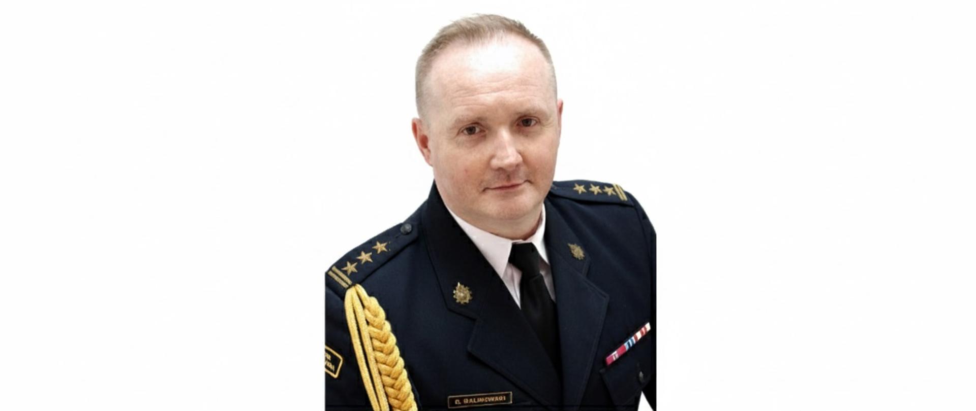 Zdjęcie portretowe Zastępcy Komendanta Powiatowego PSP w Wołominie