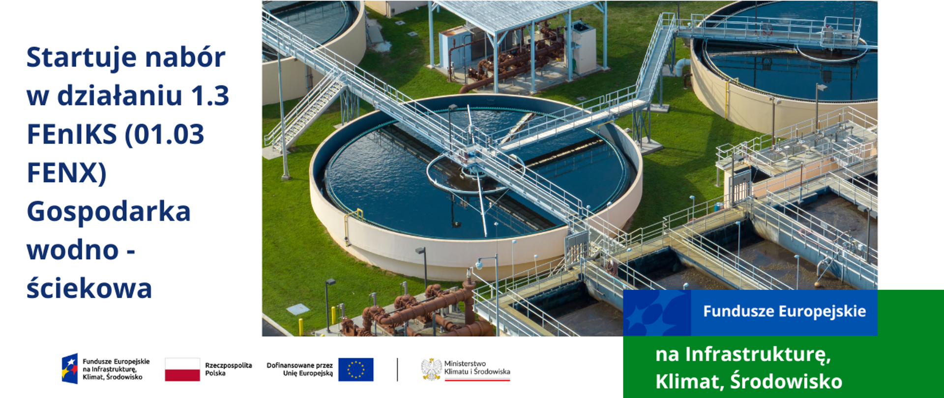 Na grafice przedstawiona infrastruktura oczyszczalni ścieków 