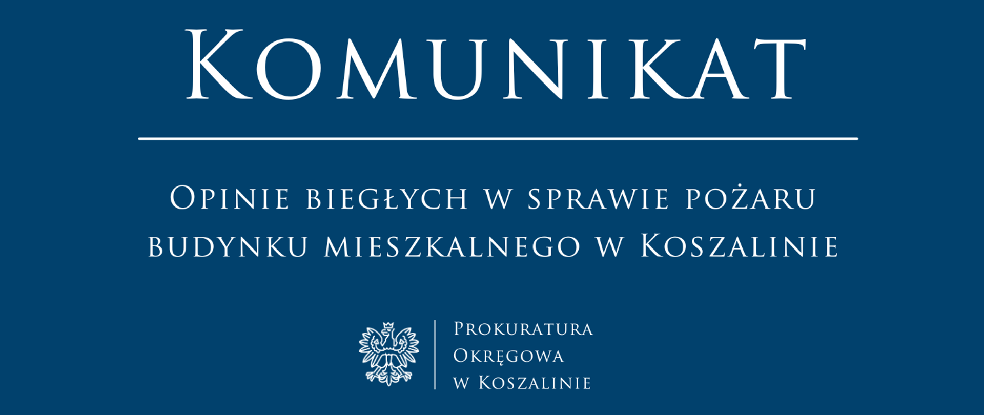 Opinie biegłych w sprawie pożaru budynku mieszkalnego w Koszalinie