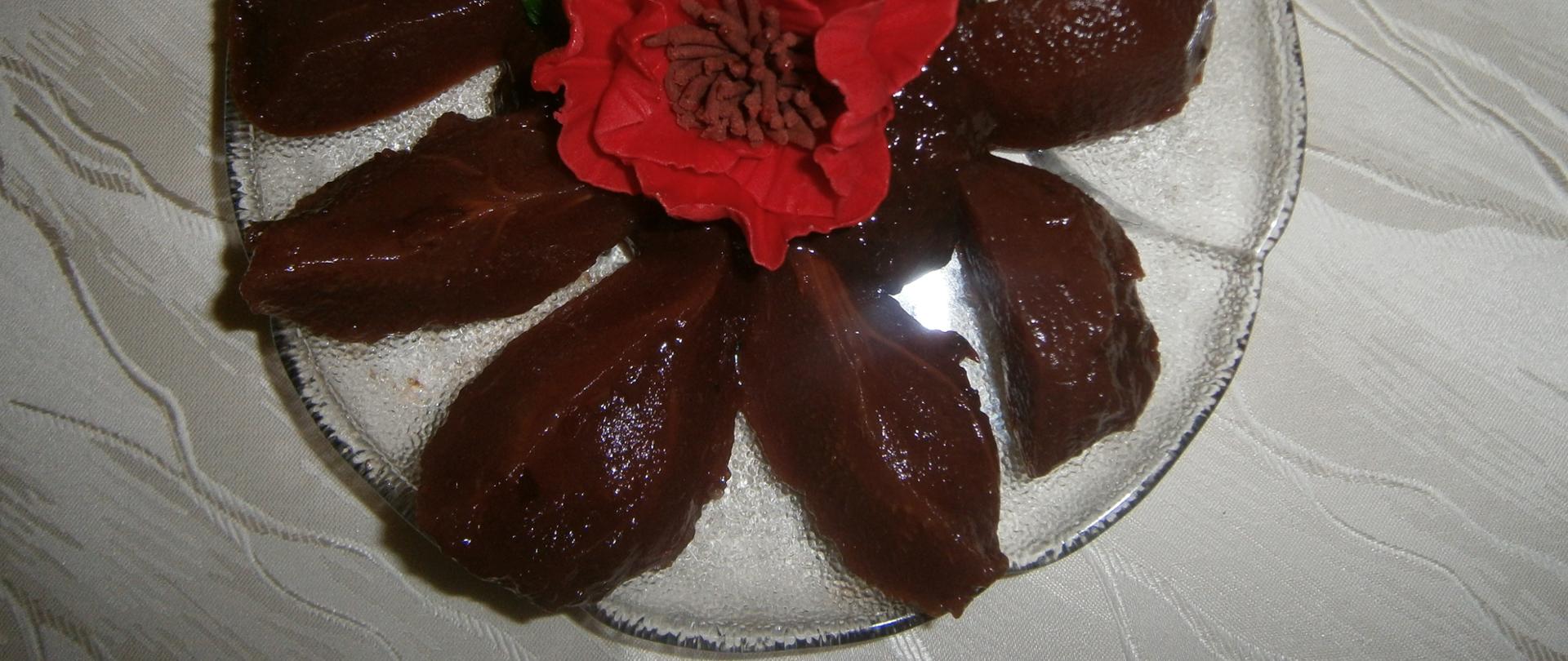 Gruszki w przecierze śliwkowym