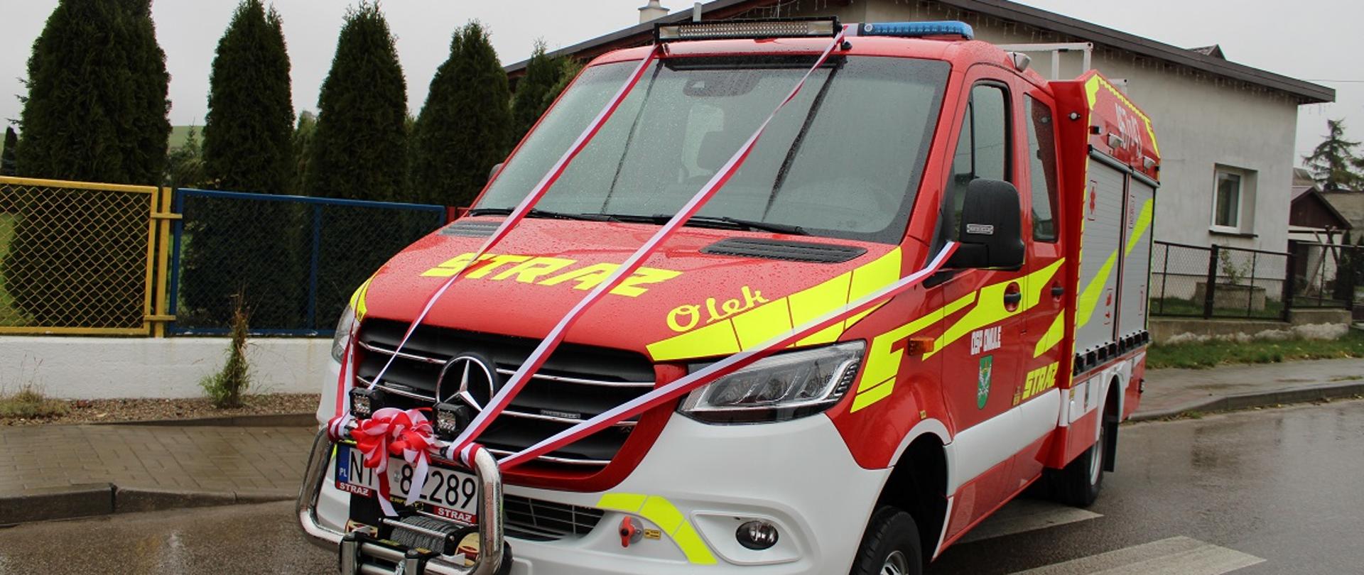 Nowy samochód strażaków z Omula 