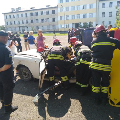Rozwój potencjału operacyjnego służb ratowniczych regionu zakarpackiego fot. Fundacja iHELP Institute