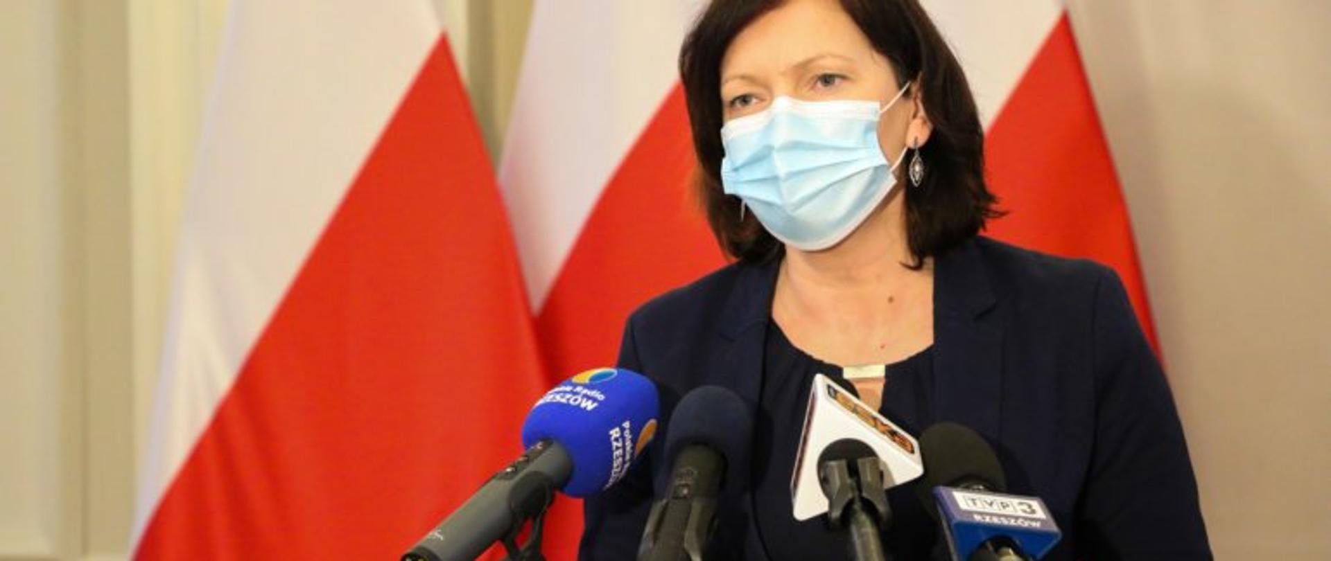 Konferencja prasowa wojewody podkarpackiego na temat środków przyznanych w ramach Rządowego Funduszu Inwestycji Lokalnych