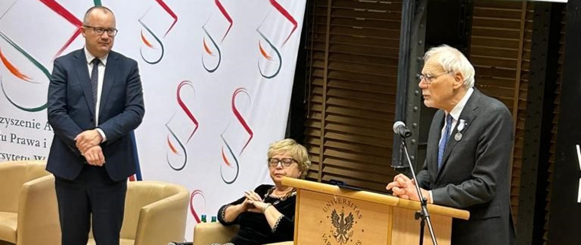 Uhonorowanie prof. Marka Safjana