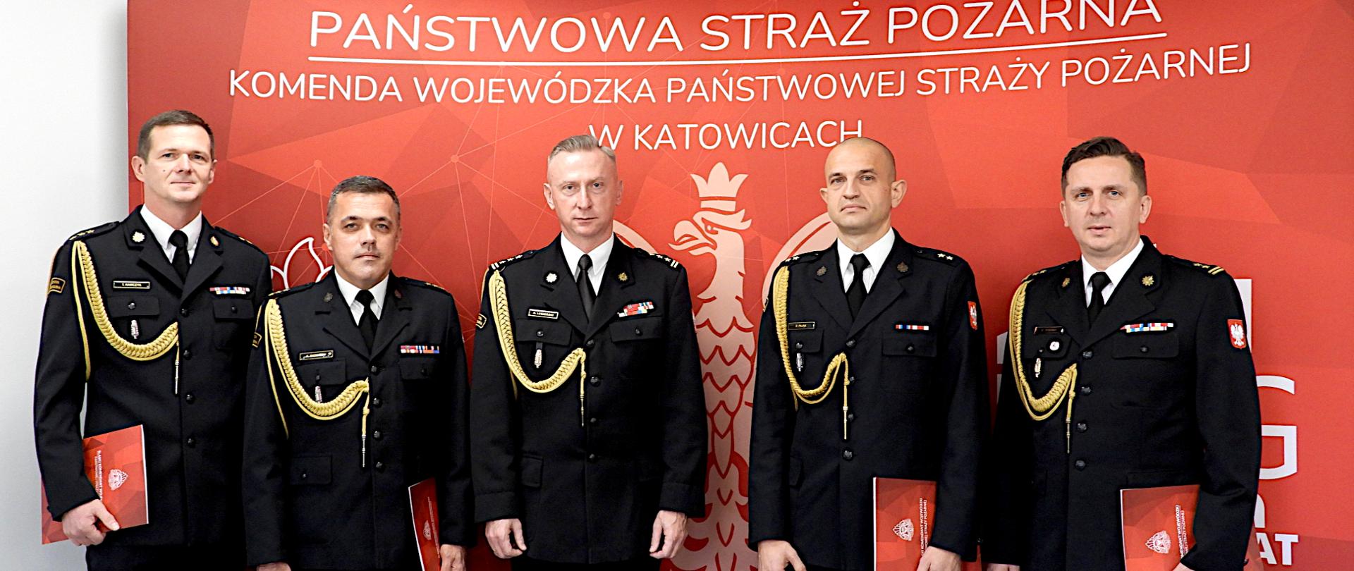 Wręczenie aktów powołania zastępców komendantów powiatowych i miejskich PSP