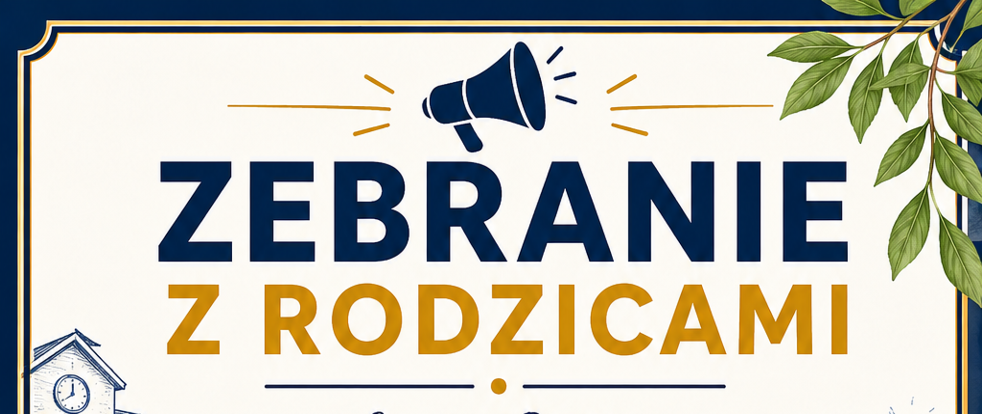 Plakat na zebranie 