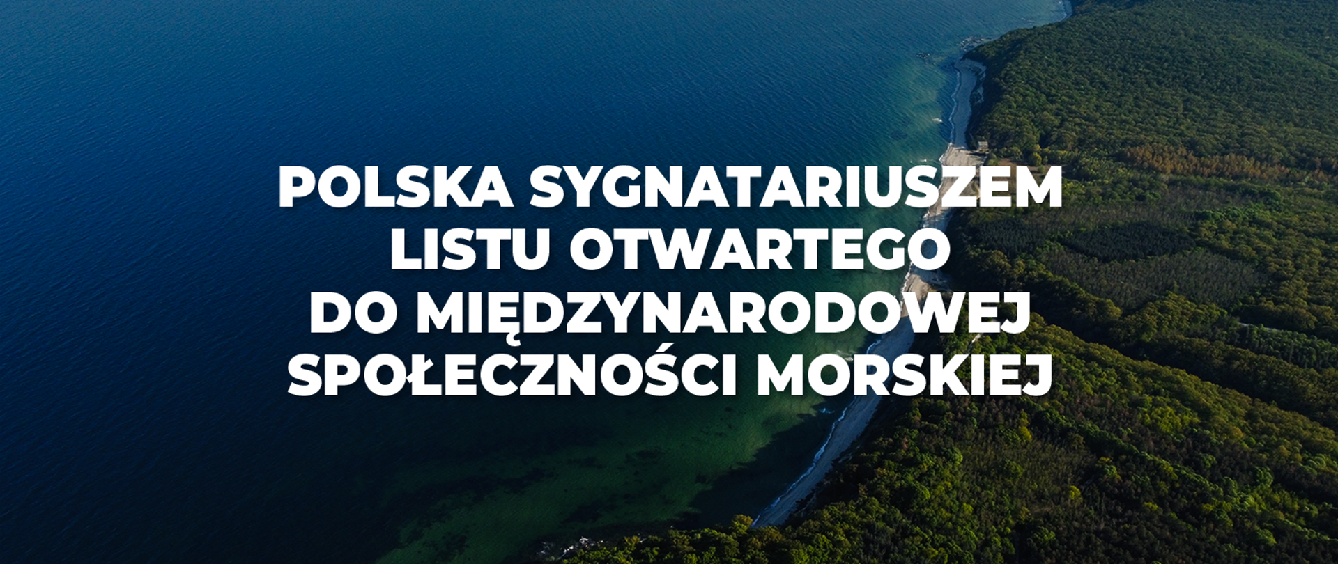Polska sygnatariuszem Listu Otwartego do Międzynarodowej Społeczności Morskiej dotyczącego rosnących zagrożeń dla bezpieczeństwa morskiego w związku z aktywnością floty cieni