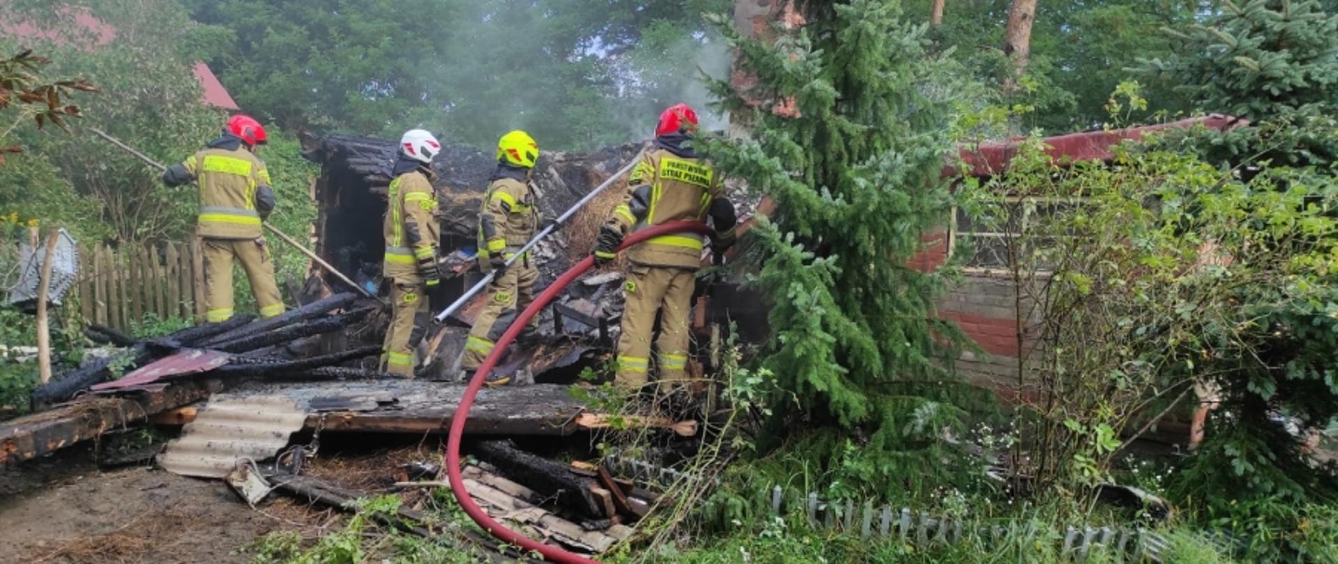 Pożar budynku mieszkalnego w Przęsławicach
