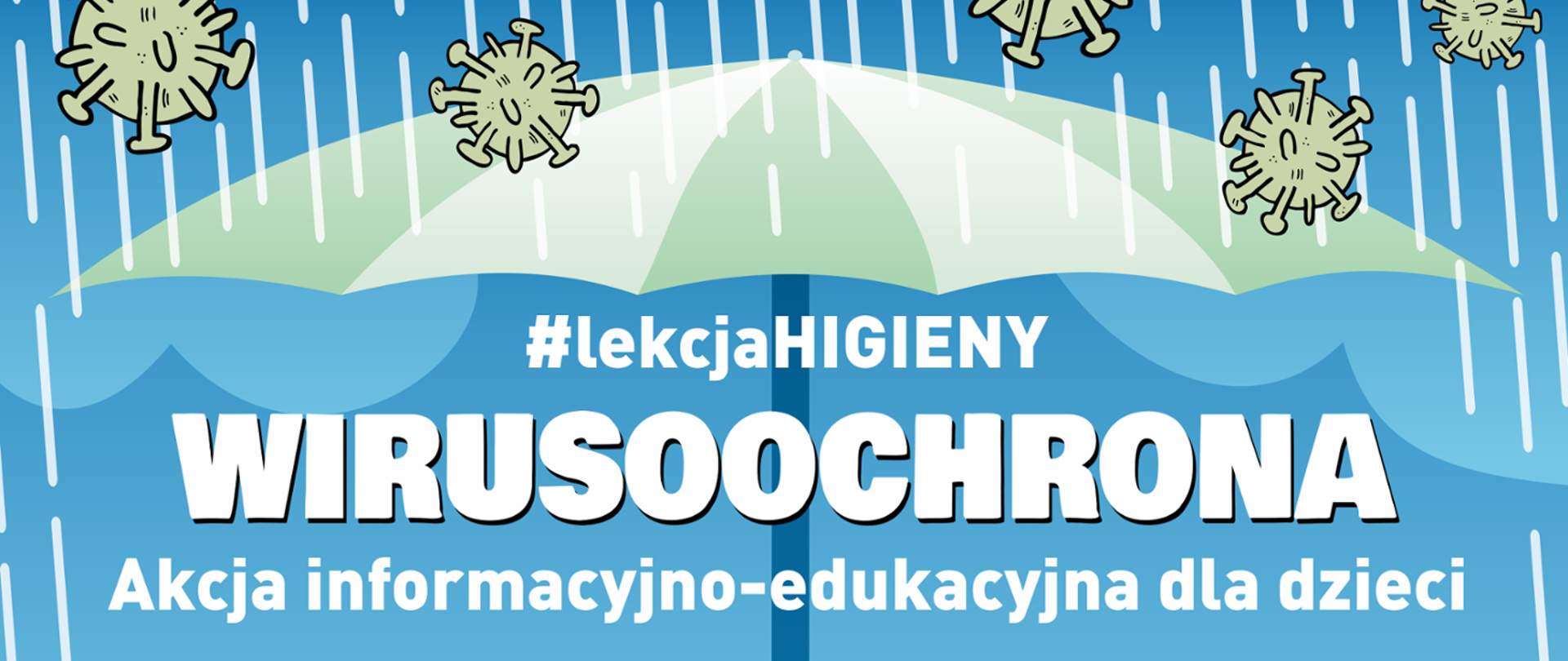 Akcja informacyjno-edukacyjna dla dzieci pod tytułem Wirusoochrona
