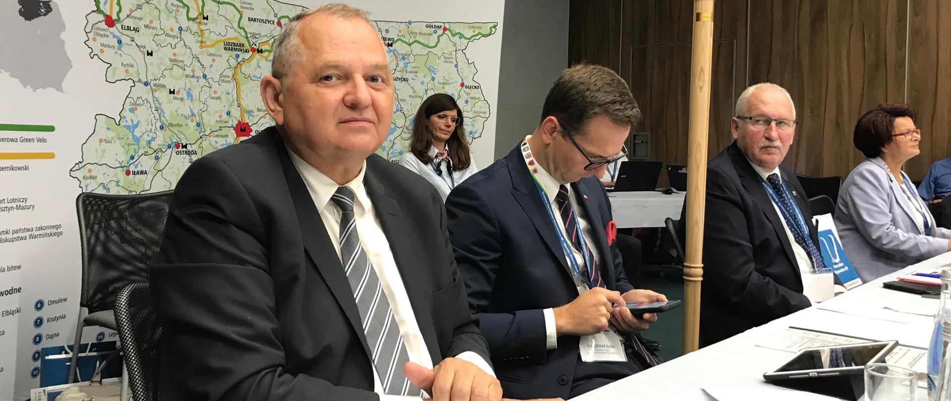 Wiceminister R. Zarudzki podczas Obrad Konwentu Marszałków w Olsztynie