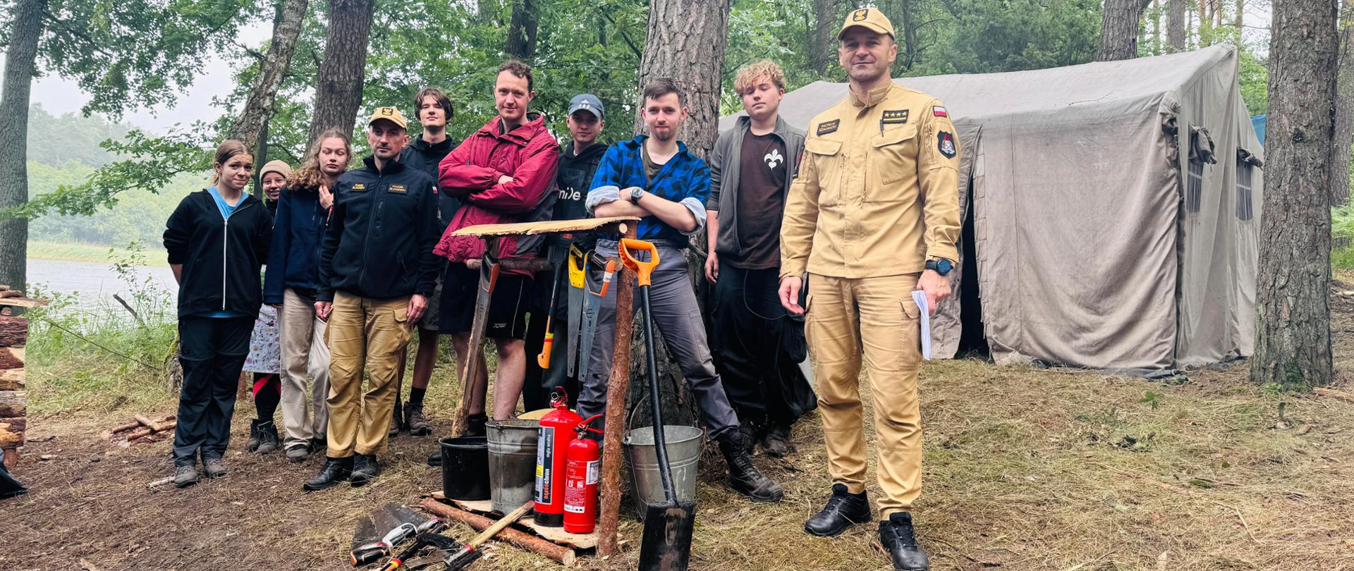 Wizytacja obozów harcerskich na terenie powiatu lipnowskiego 2025