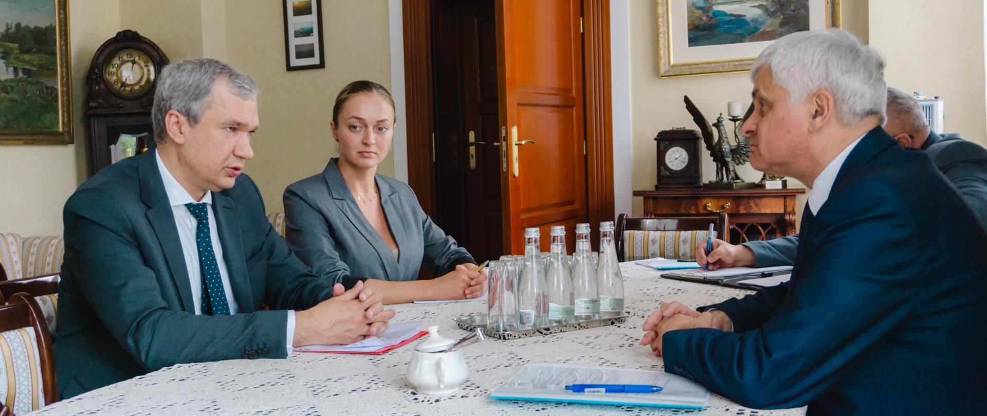 Spotkanie z liderem białoruskiej opozycji