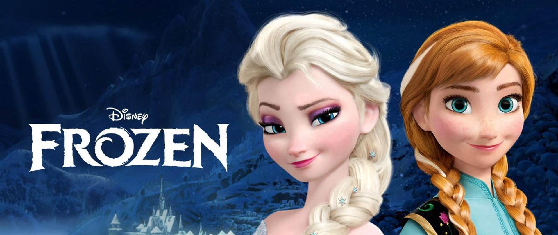 Na zdjęciu widzimy księżniczki Annę i Elzę z bajki "Kraina Lodu".