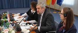 Minister Jan Krzysztof Ardanowski podczas rozmów o rolnictwie w ramach 15. Polsko-Niemieckich Konsultacji Międzyrządowych