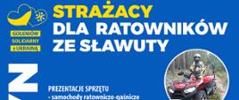 plakat festyn dla strażaków z Ukrainy
