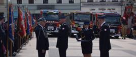 Uroczyste obchody Dnia Strażaka na rybnickim rynku