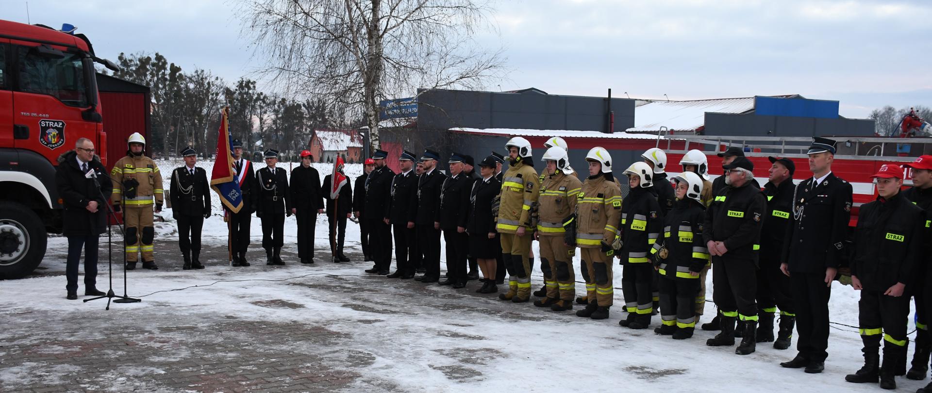 Przekazanie pojazdów OSP z Cerkiewnika oraz Jonkowa