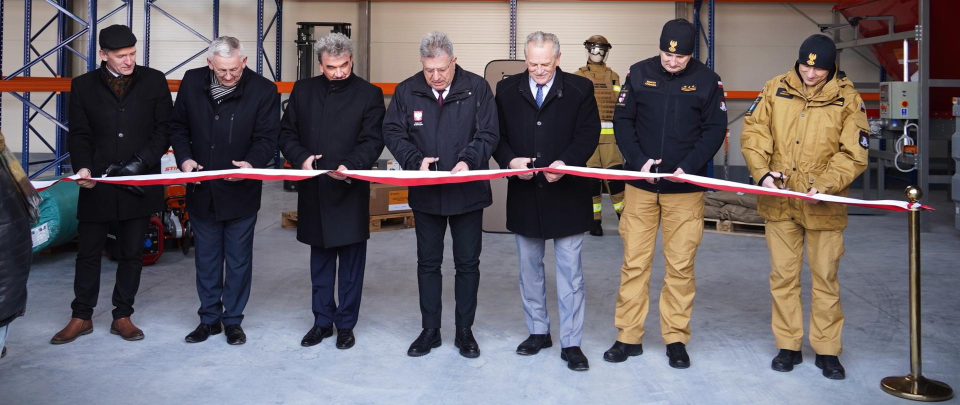 Otwarcie magazynu obrony cywilnej w Busku-Zdroju