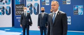 President Andrzej Duda at the NATO Summit in Brussels, 14.06.2021