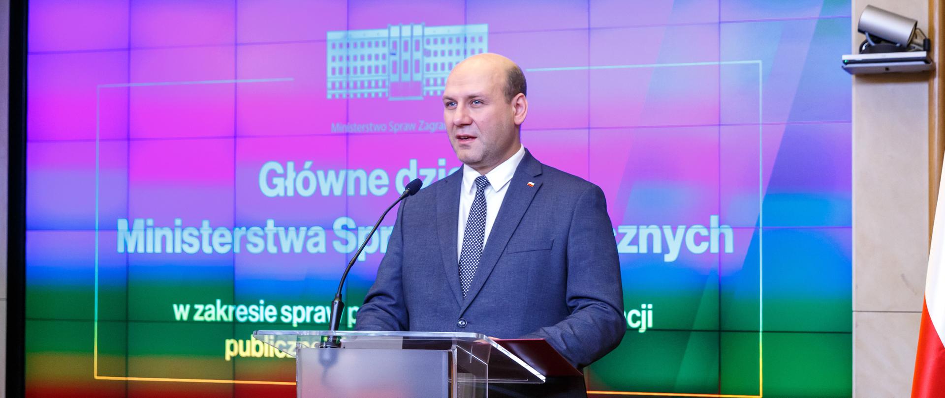 Wiceminister Szymon Szynkowski vel Sęk
