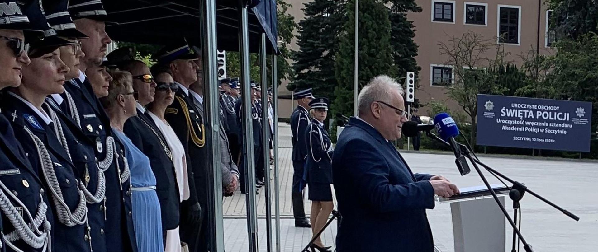  Święto Policji oraz wręczenie Sztandaru Akademii Policji w Szczytnie
