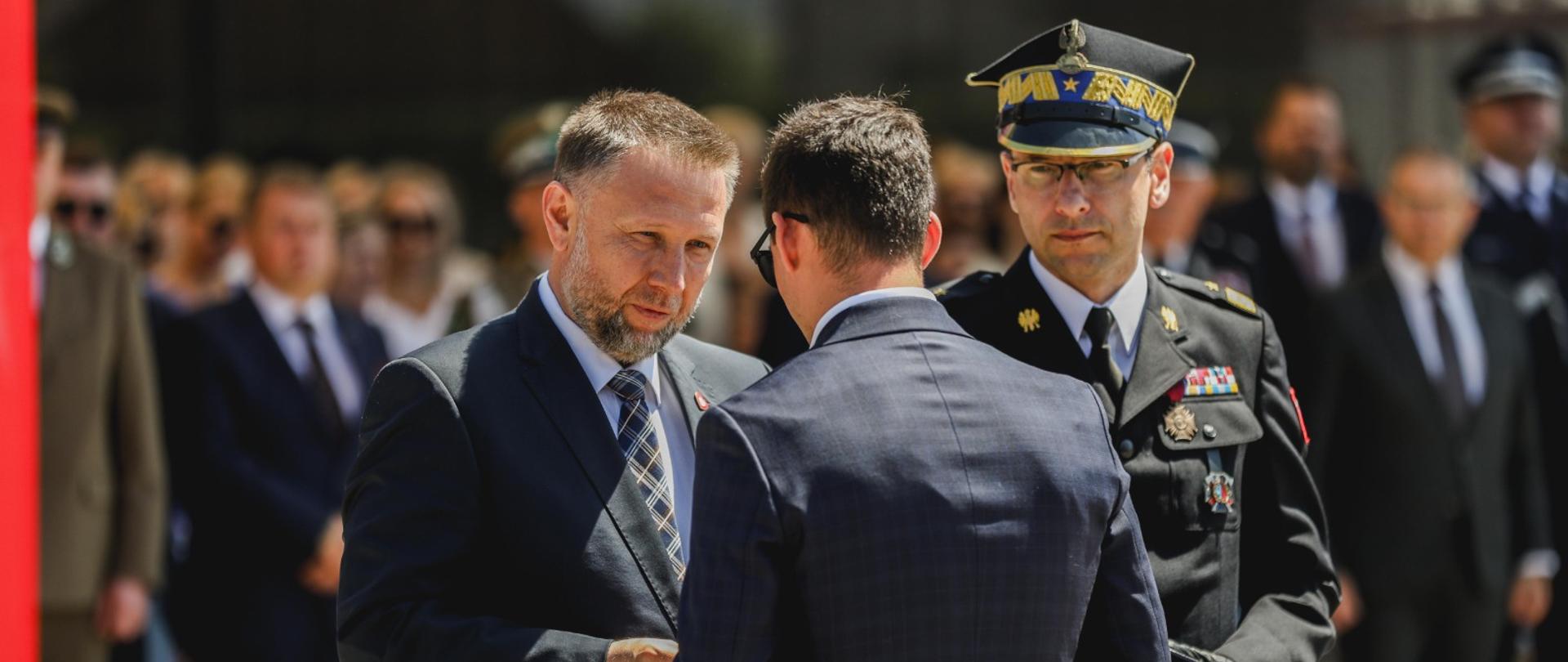 Uroczystość wyróżnienia strażaków za działania podczas akcji w Puszczy Solskiej