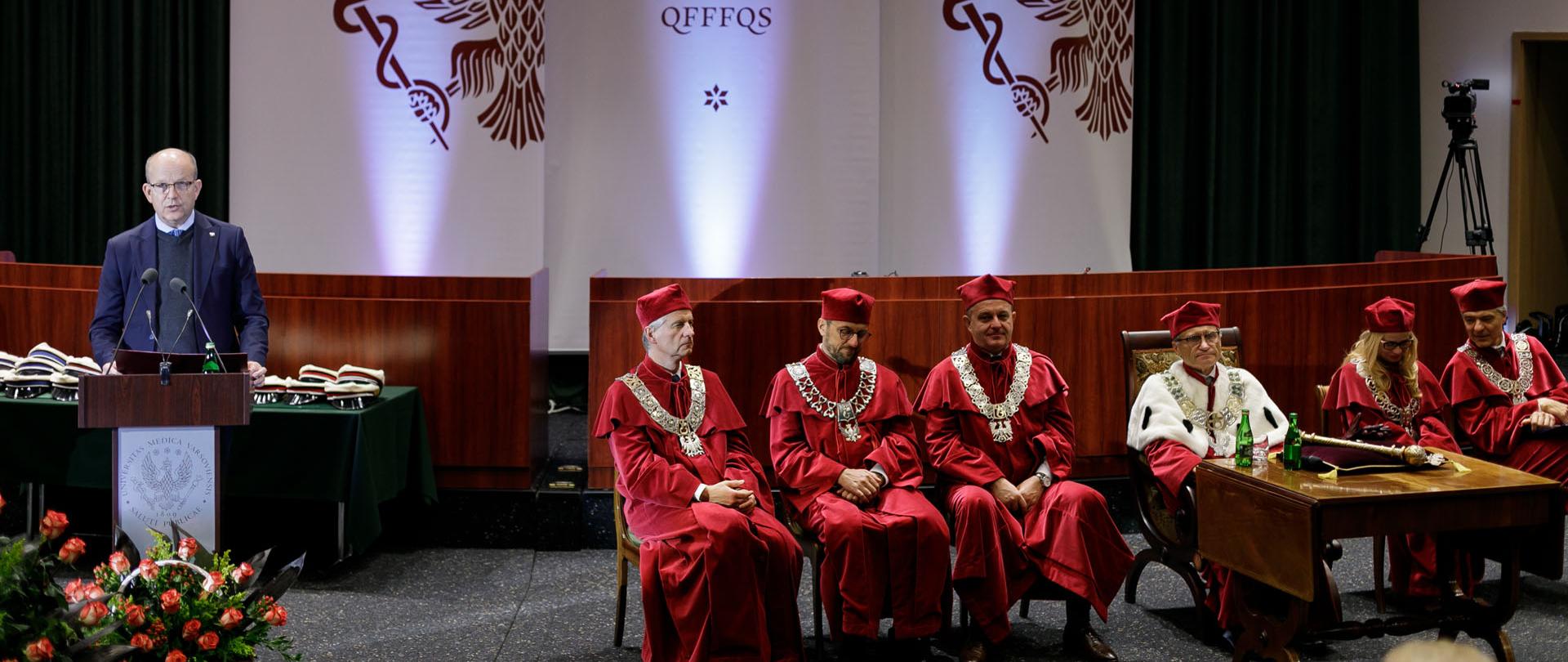 Inauguracja roku akademickiego w Warszawskim Uniwersytecie Medycznym. Fot. WUM