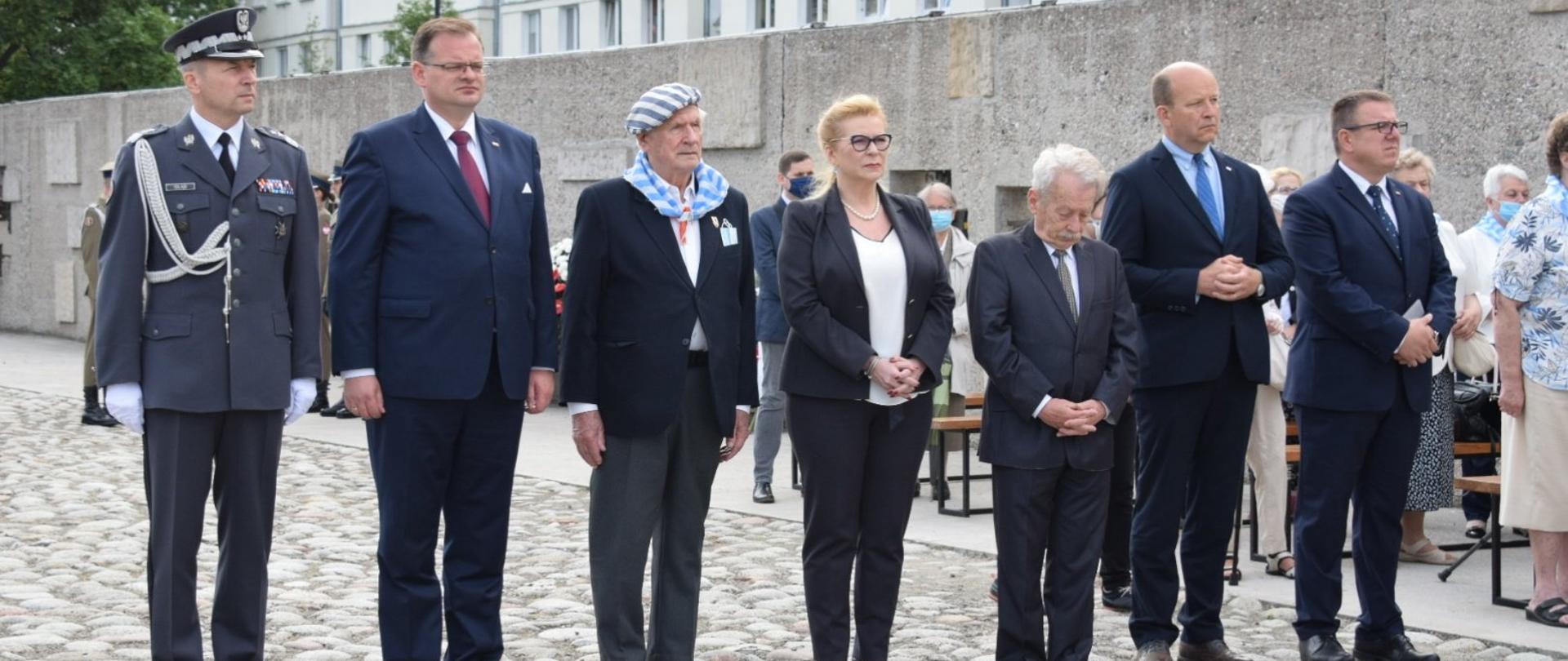 Obchody Narodowego Dnia Pamięci Ofiar Niemieckich Nazistowskich Obozów Koncentracyjnych i Obozów Zagłady. Zdjęcie: UdSKiOR