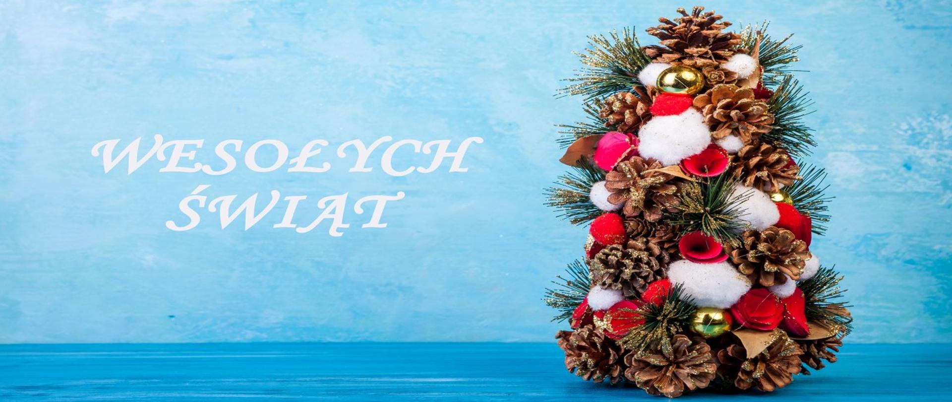 Grafika przedstawia Życzenia Komendanta Miejskiego z okazji Świąt Bożego Narodzenia 2021