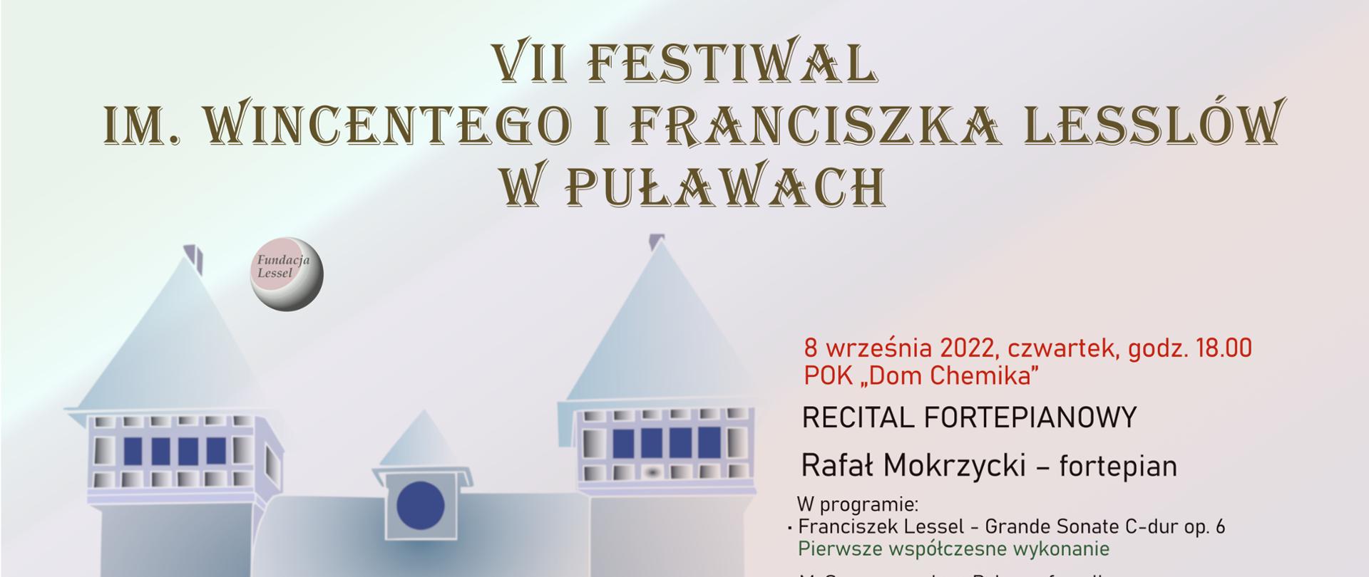 Plakat z programem festiwalu