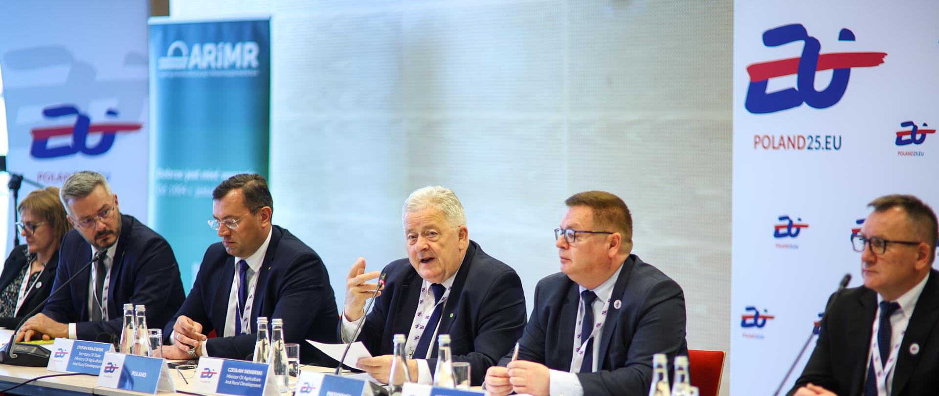 Minister of Agriculture and Rural Development Czesław Siekierski and Secretary of State Stefan Krajewski during the Conference of EU Paying Agency Directors
