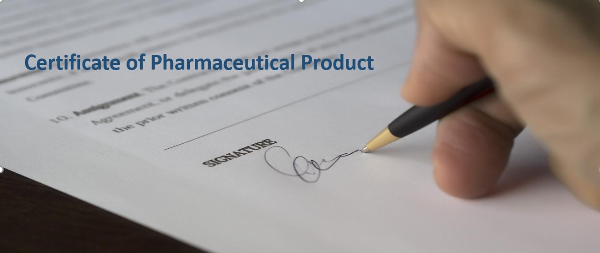 Osoba składająca podpis na certyfikacie CPP