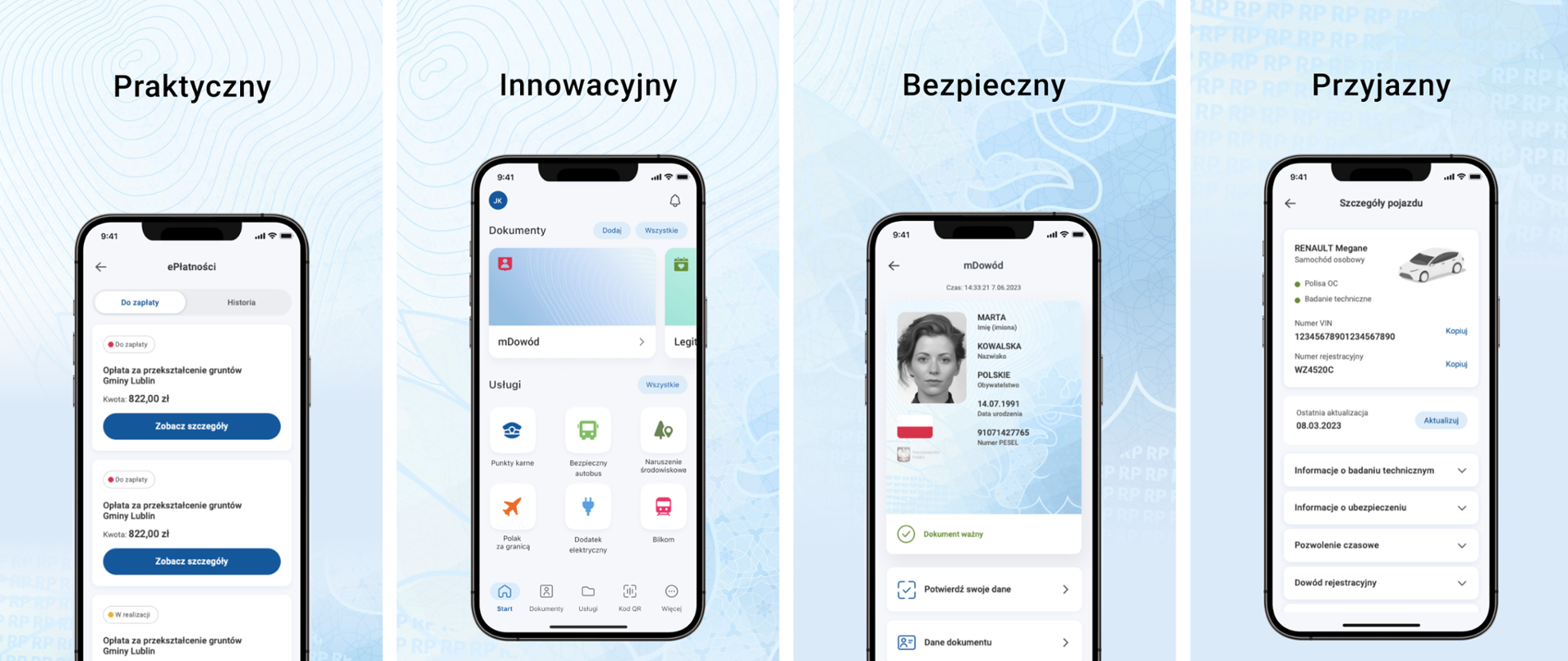Ekrany mObywatela 2.0