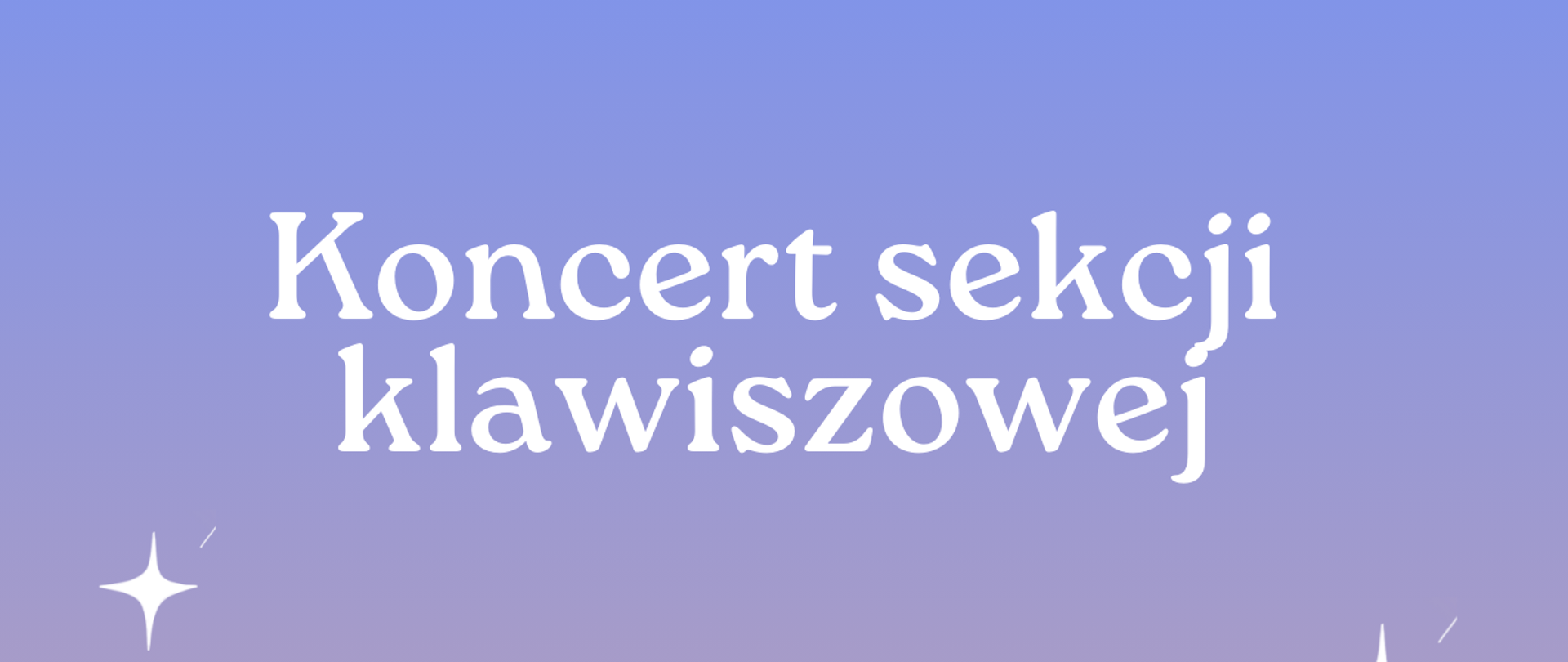 koncert sekcji klawiszowej