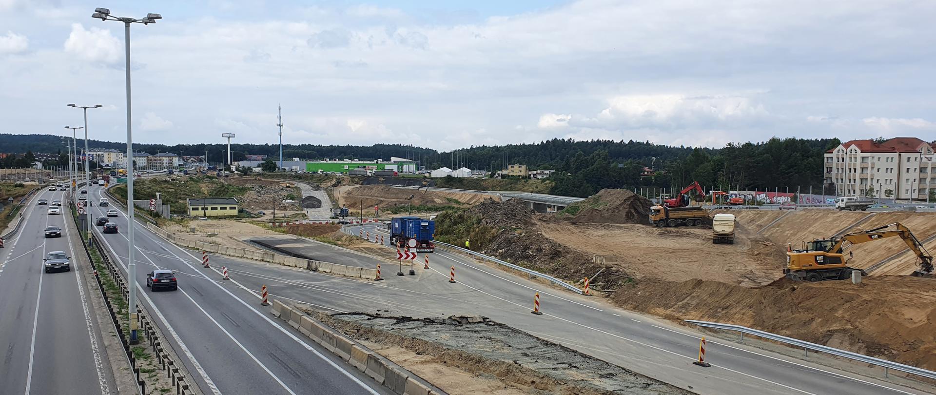Budowa S6. Węzeł Gdynia Wielki Kack na Obwodnicy Trójmiasta