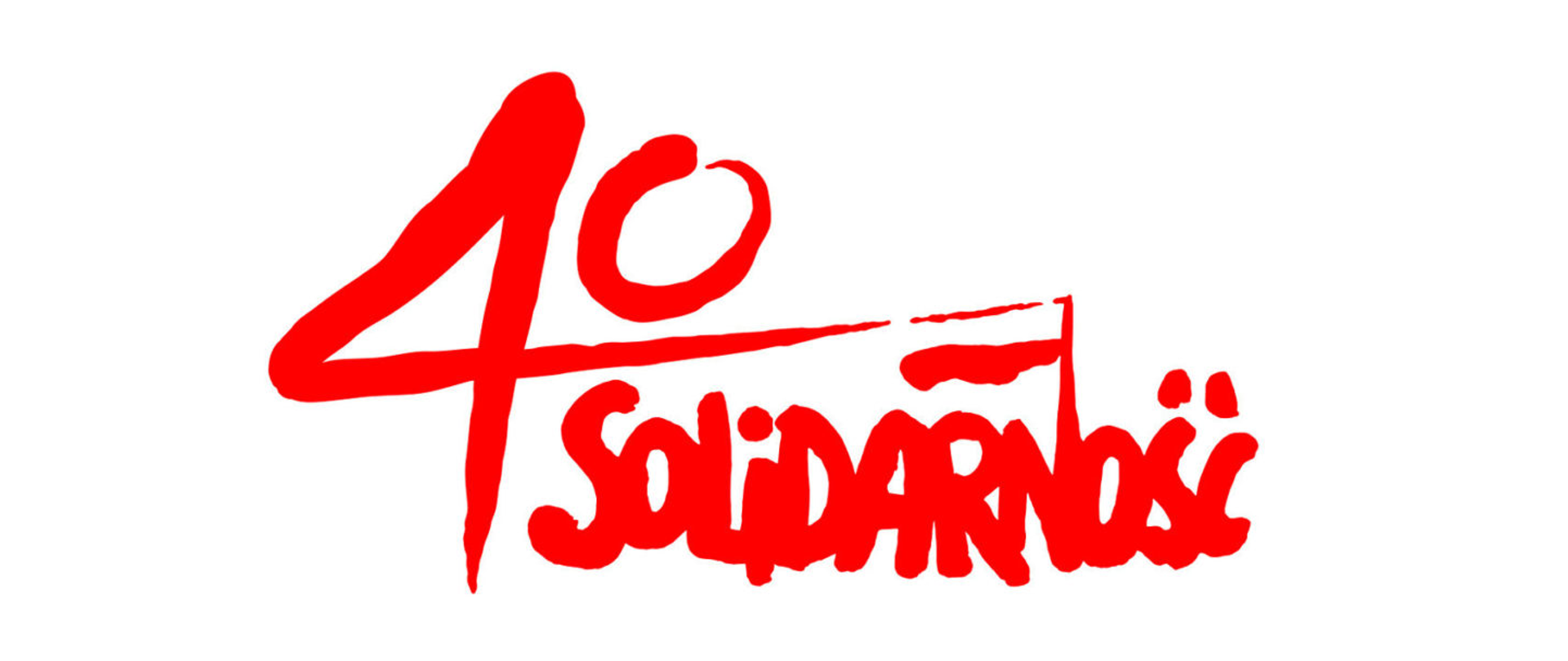 Grafika przestawia logo Niezależnego Samorządnego Związku Zawodowego "Solidarność". Logotypem jest czerwony napis "Solidarność" na białym tle. Literka "N" zakończona jest biało-czerwoną flagą. W związku z obchodami 40-lecia powstania NSZZ logo opatrzono cyfrą "40"