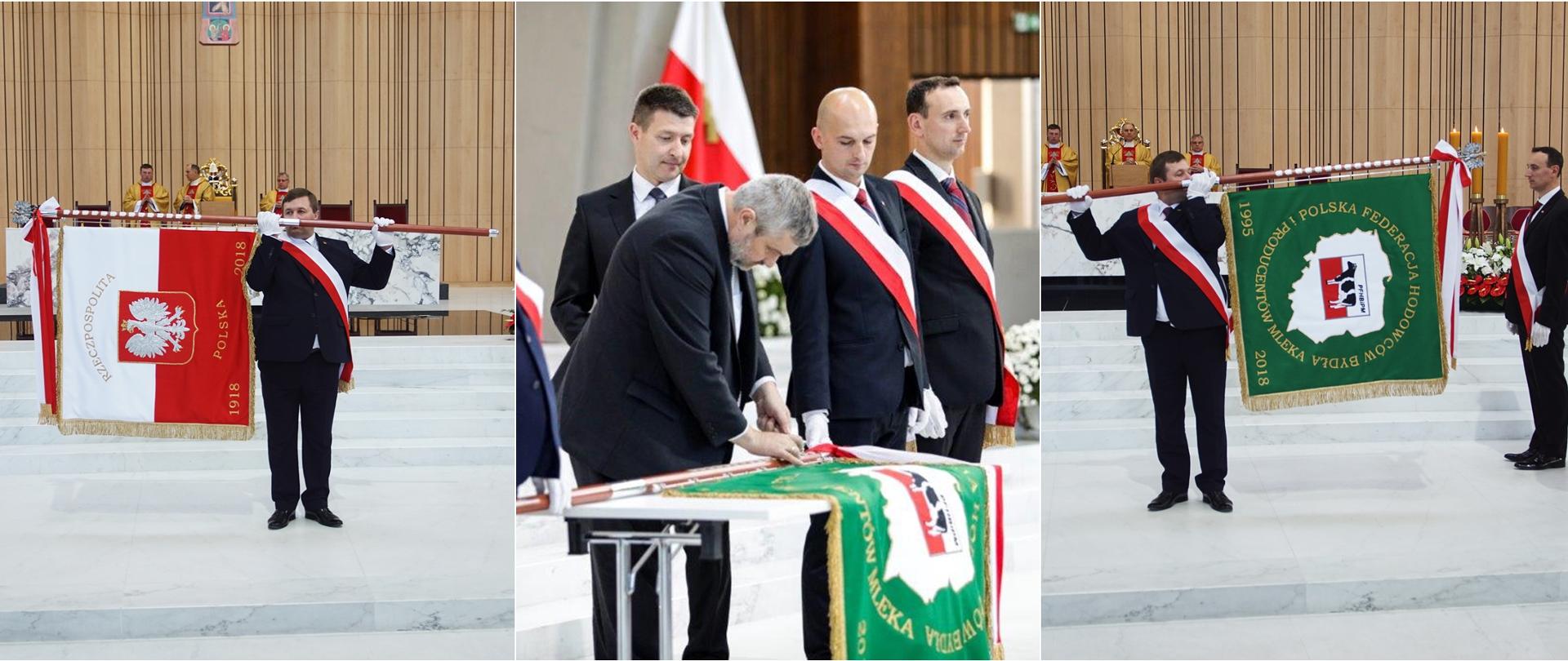 Sztandar Polskiej Federacji Hodowców Bydła i Producentów Mleka