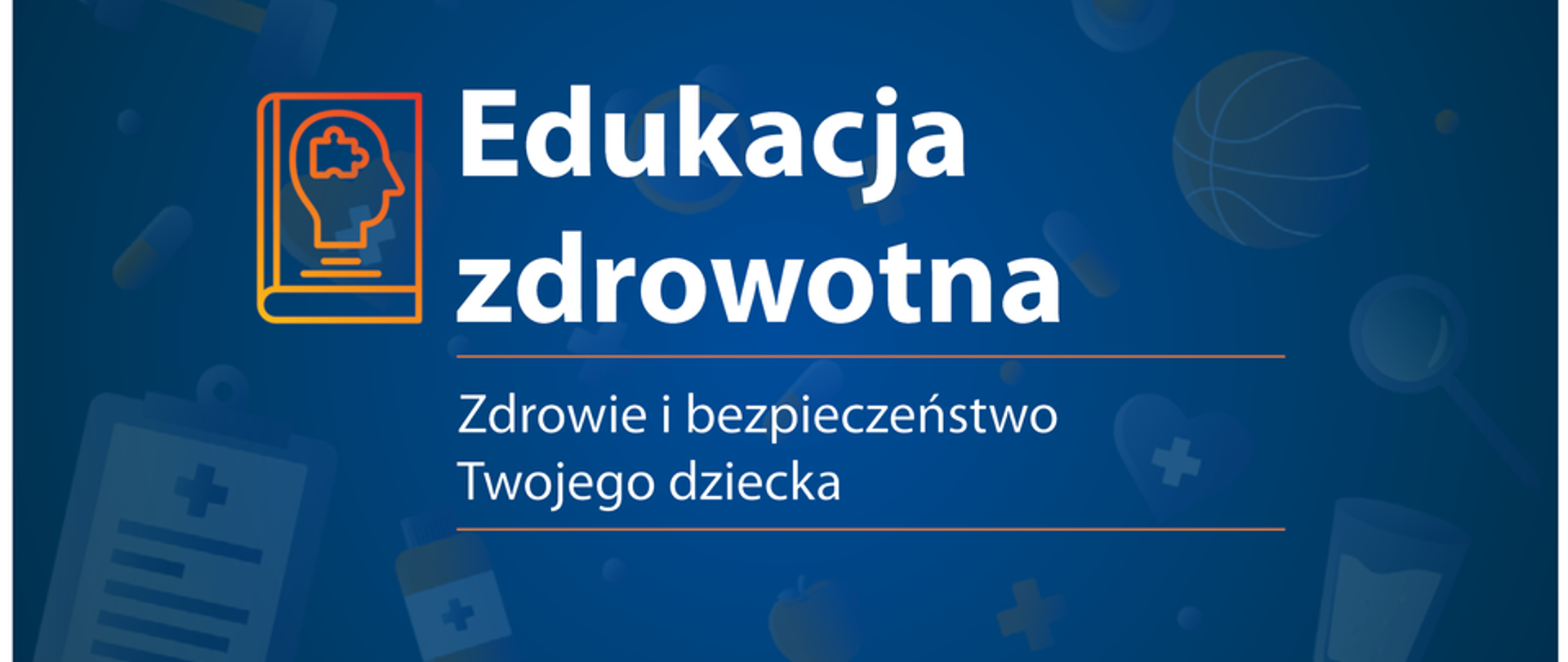 napis na niebieskim tle 