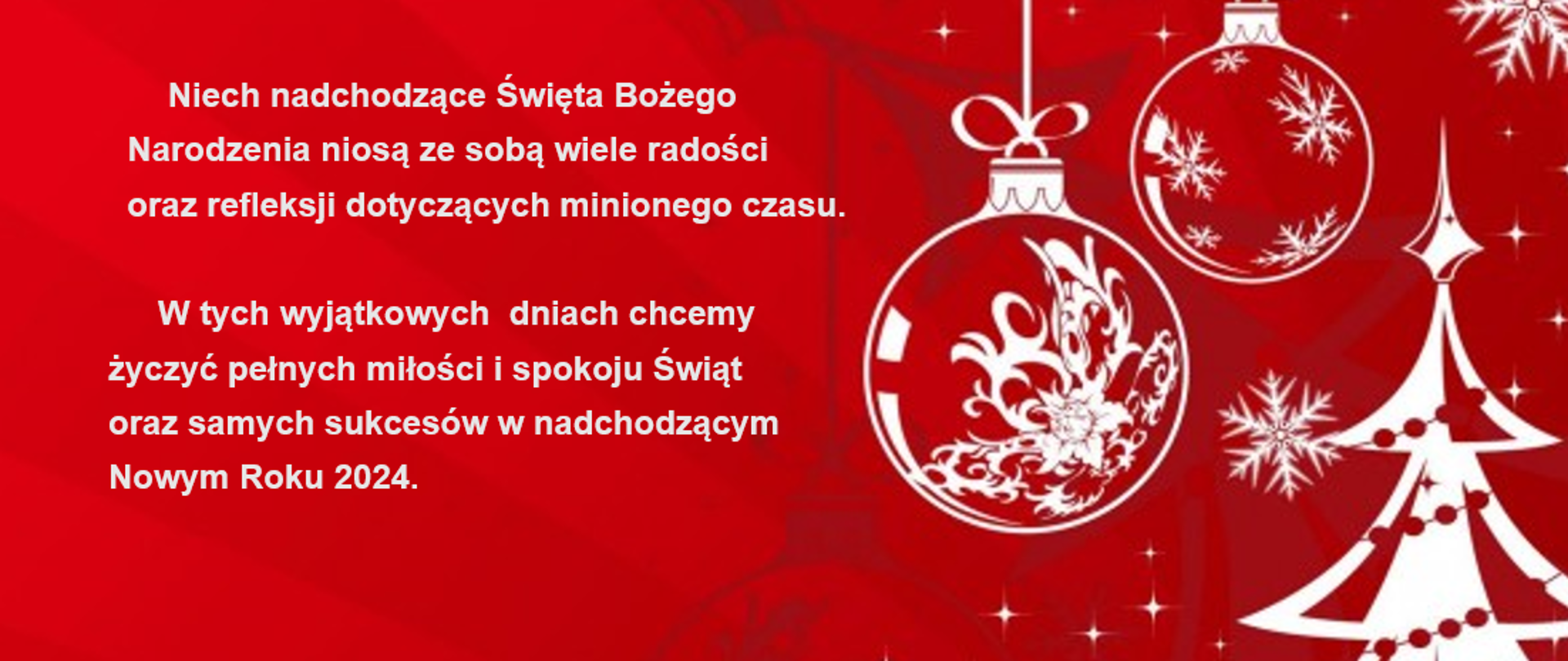 Kartka- życzenia świąteczne