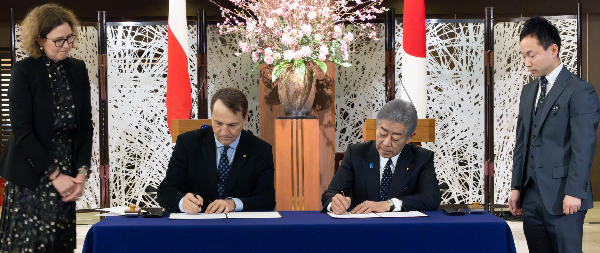 Podpisanie planu działań na rzecz realizacji polsko- japońskiego partnerstwa strategicznego