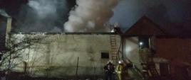 Pożar budynku gospodarczego w Ratajach.