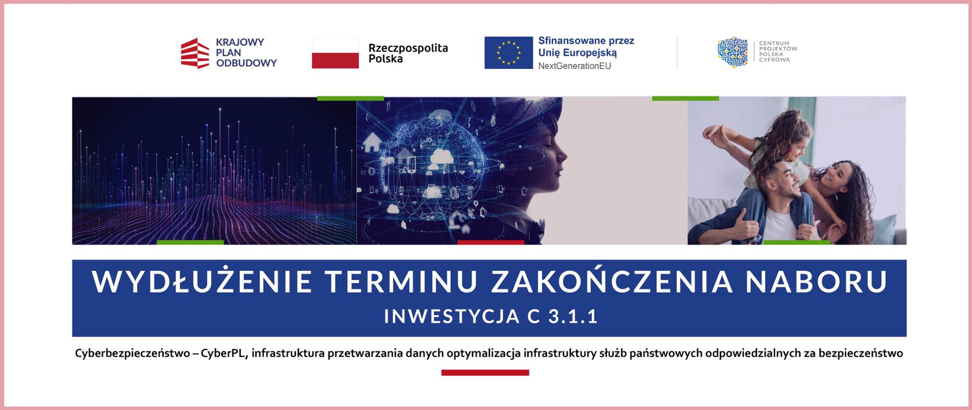 Wydłużenie terminu zakończenia naboru nr KPOD.05.10-IW.06-001 23 DLA INWESTYCJI C3.1.1. Cyberbezpieczeństwo – CyberPL