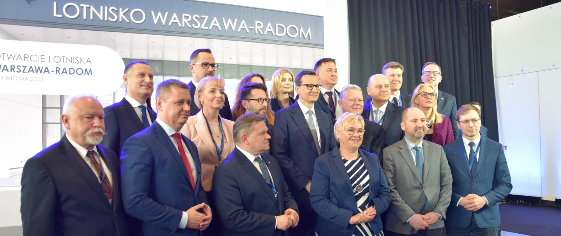 Uroczyste otwarcie lotniska Warszawa-Radom
